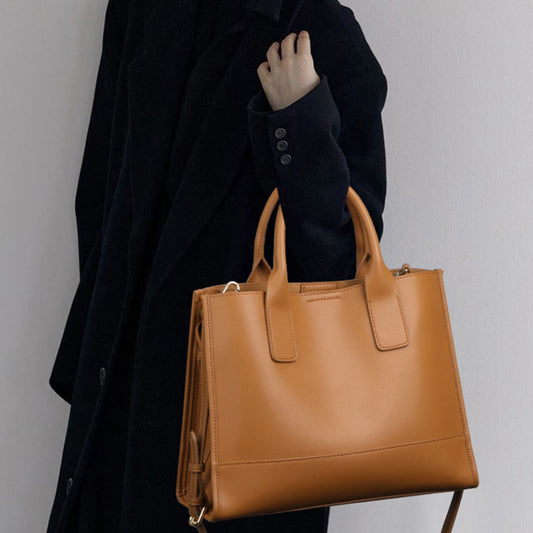 Women’s Large Cow Leather Work Shoulder Bag