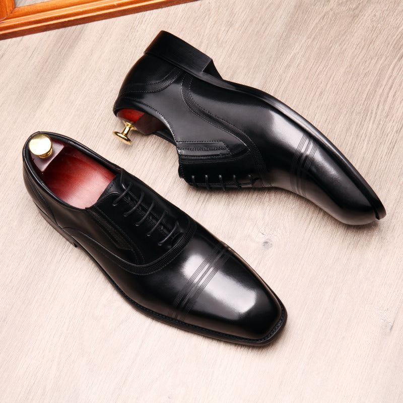 Men’s Formal Leather Shoes, Black & Brown, Various Sizes