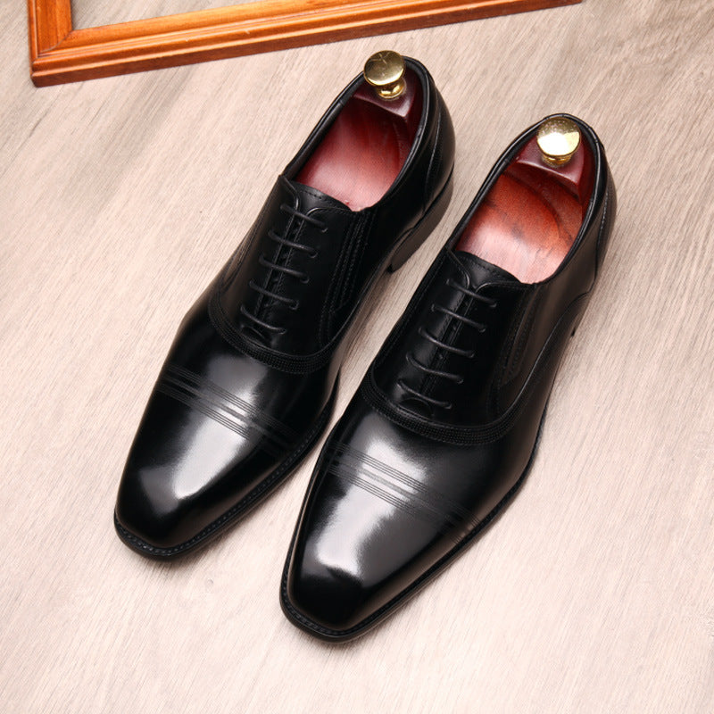 Men’s Formal Leather Shoes, Black & Brown, Various Sizes