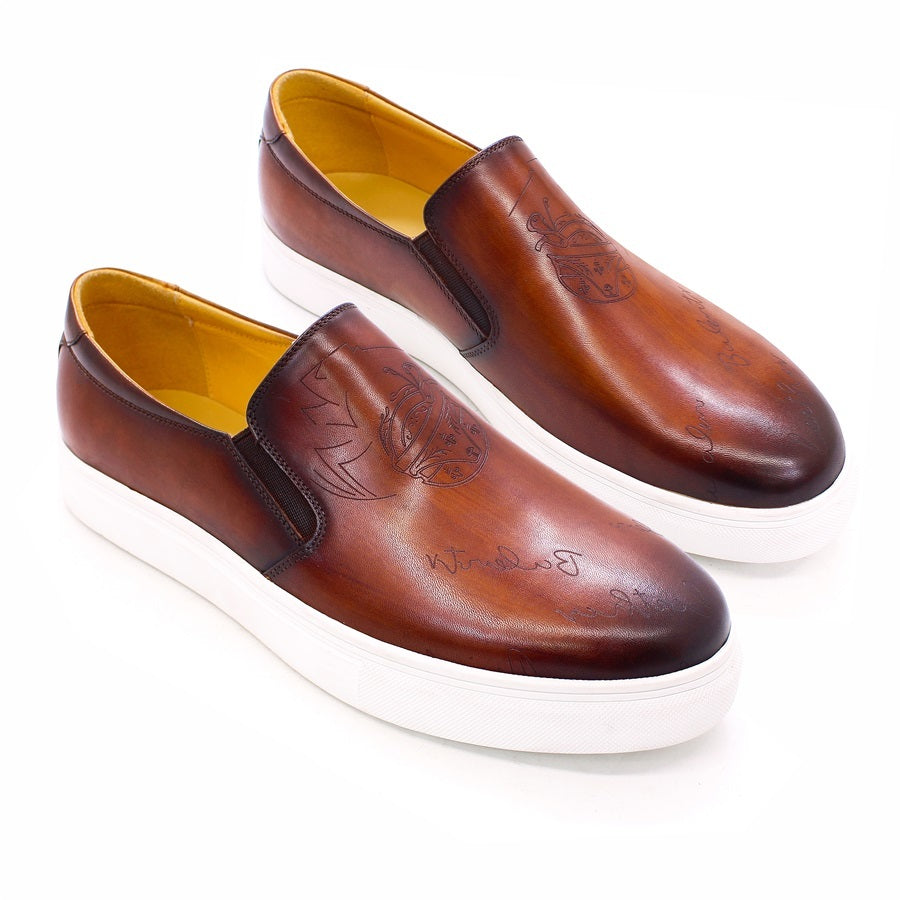 Men’s Leather Fashionable Comfortable Casual Loafers