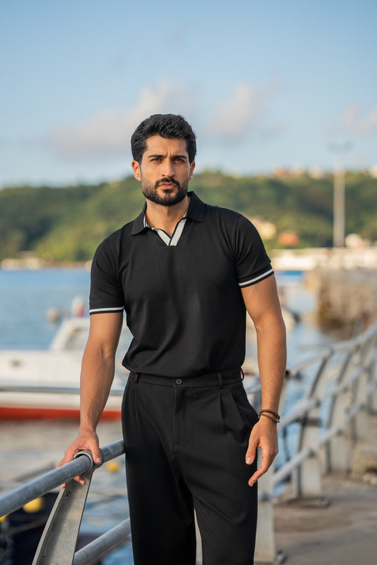 Black Polo for Men