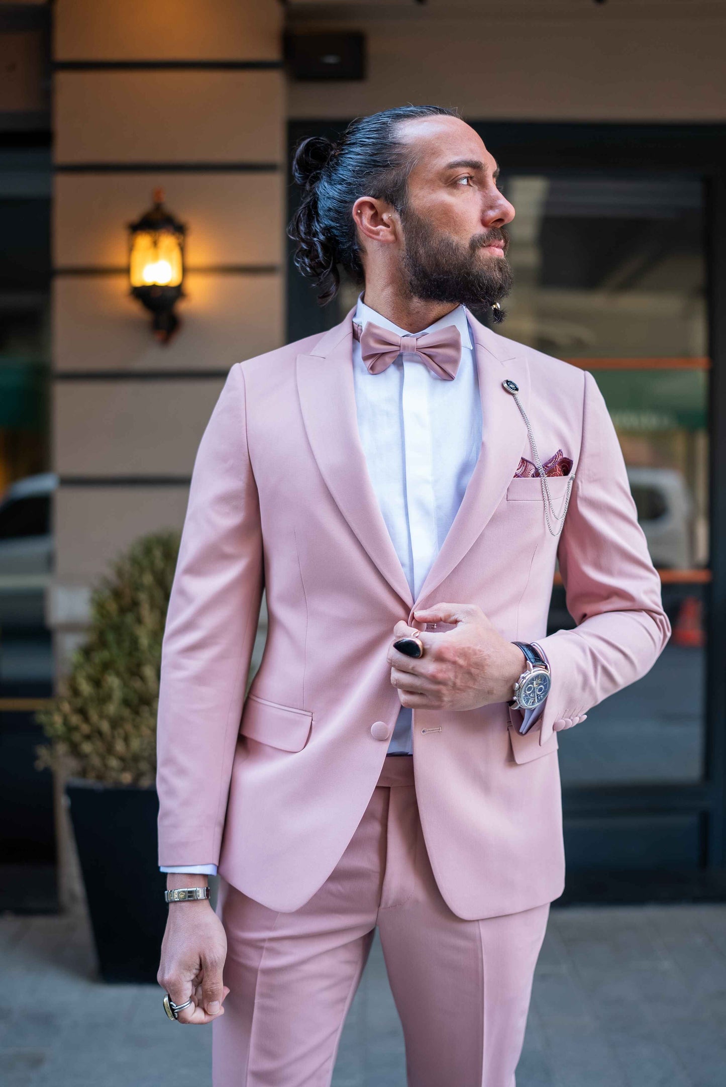 Rose Dawn Slim Fit Tuxedo