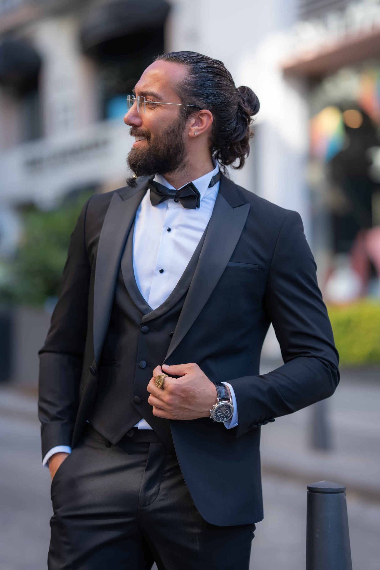 Obsidian Peak Lapel Tuxedo