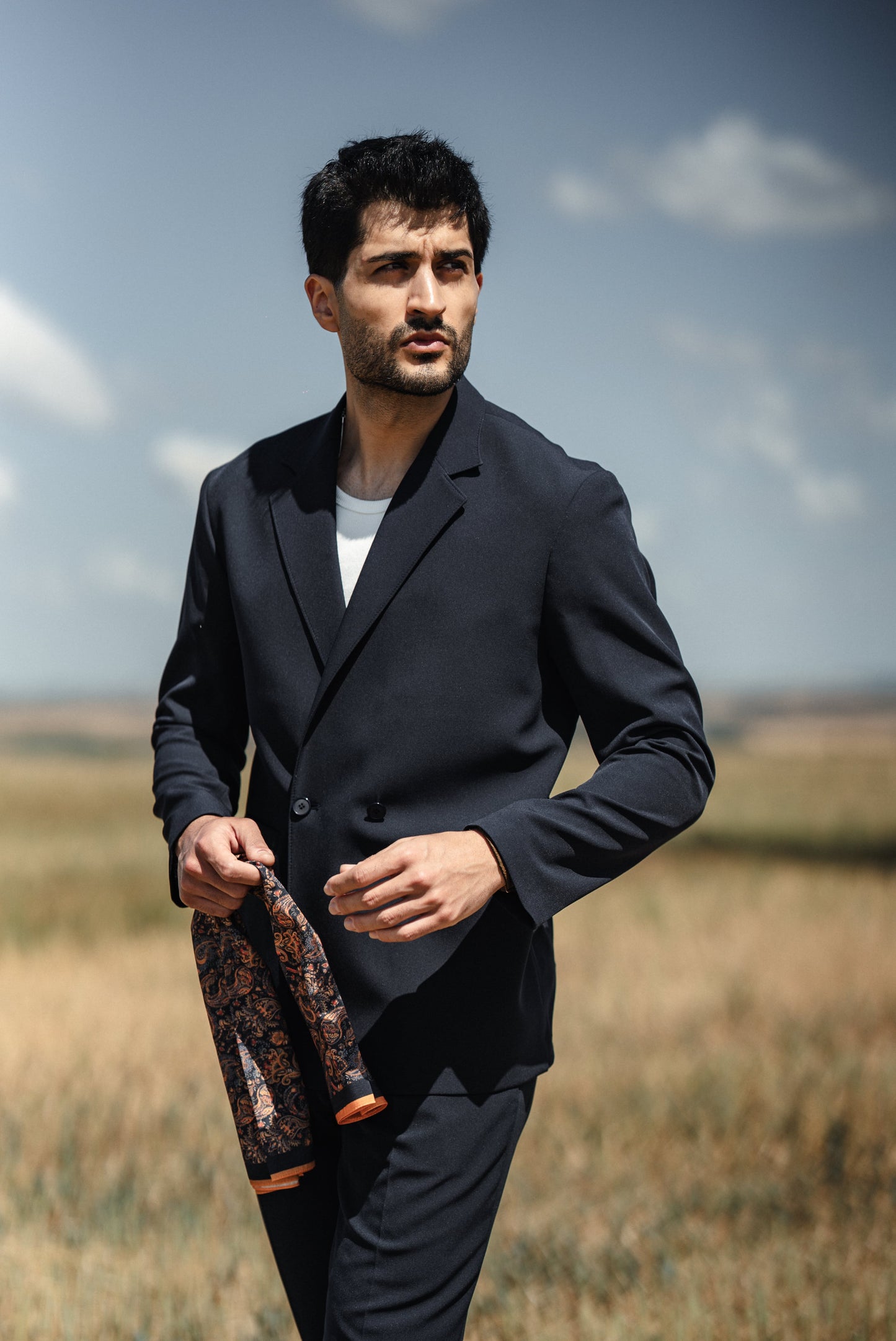 Luxury Navy Blue Men’s Suit