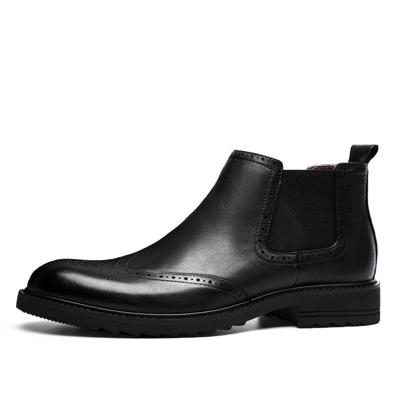 Autumn Winter British Martin Leather Boots