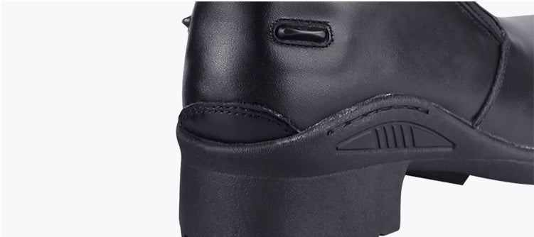 Cross-border Cowhide Equestrian Riding Boots, Black