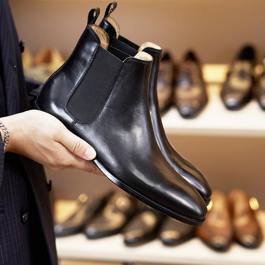 American Style Men's Chelsea Boots | Cowhide Leather