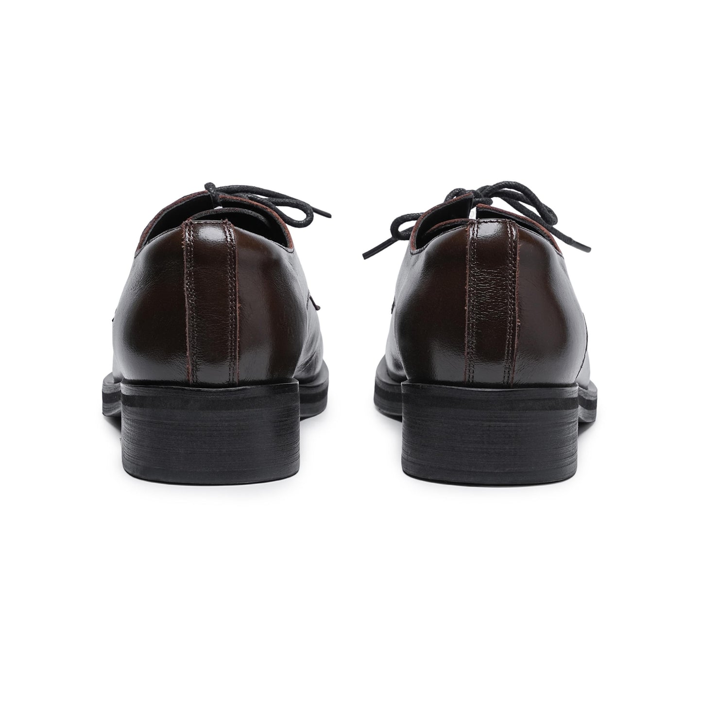 Retro Casual Big Head Derby Synthetic Leather Shoes