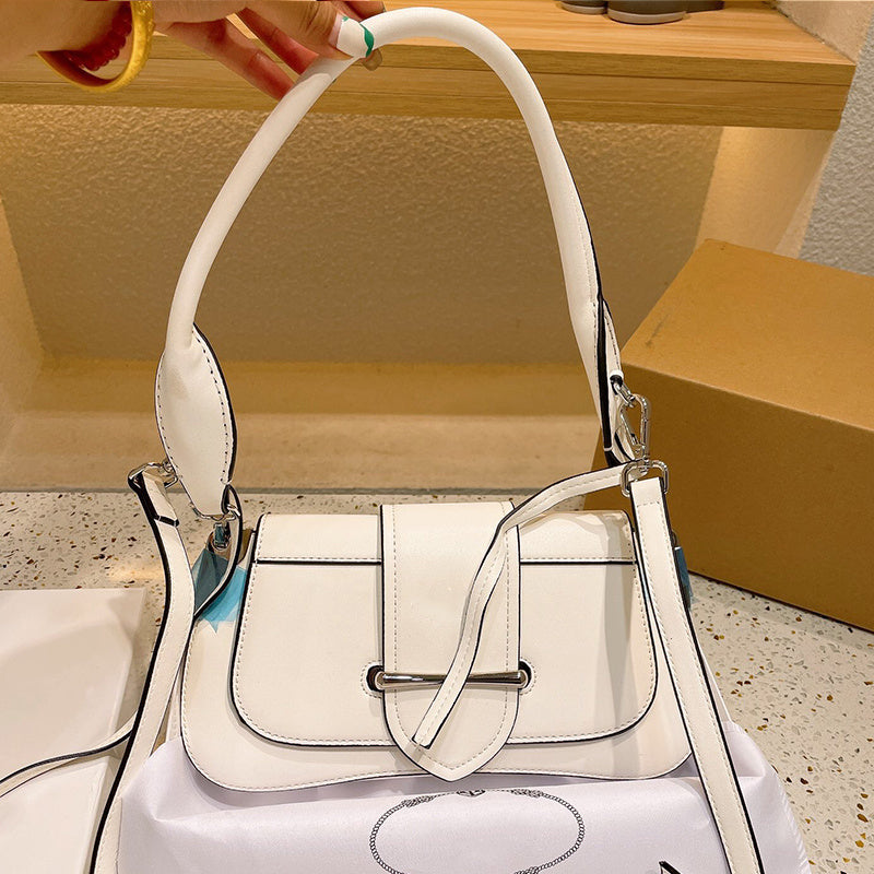 Women’s Retro Cowhide Leather Large Shoulder Bag