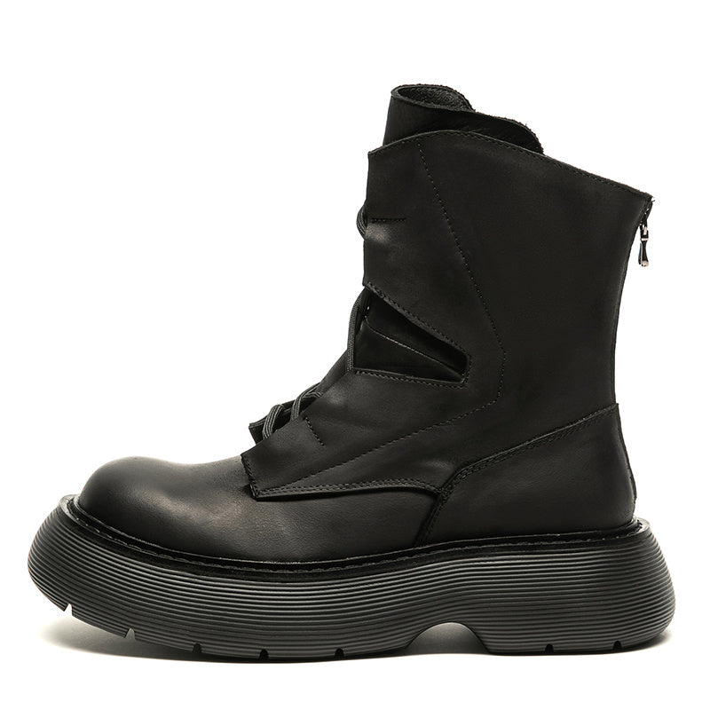 Men's Casual Thick Sole Height Increase Short Boots