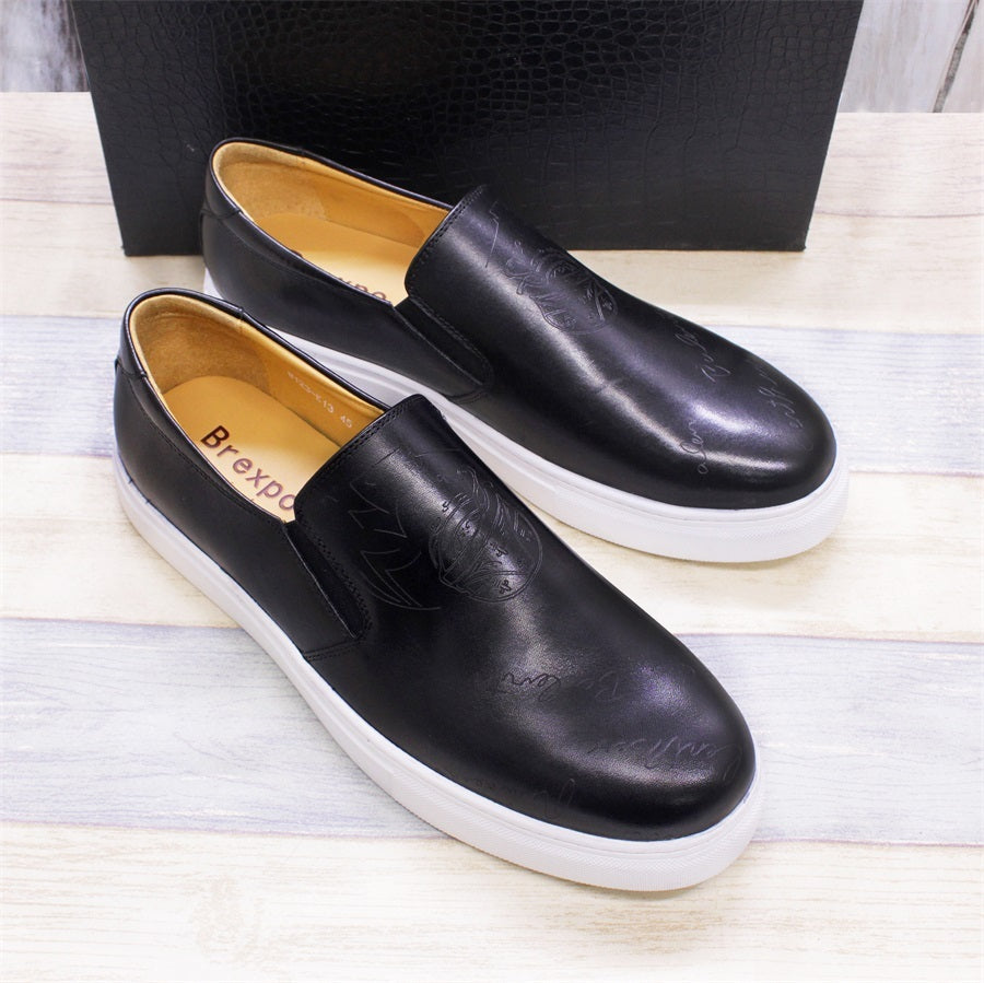 Men’s Leather Fashionable Comfortable Casual Loafers