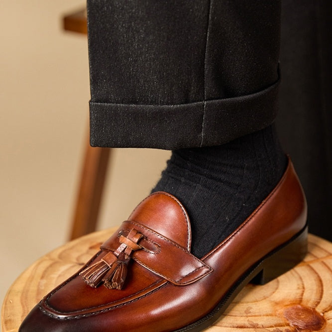 European & American Business Casual Tassel Loafers