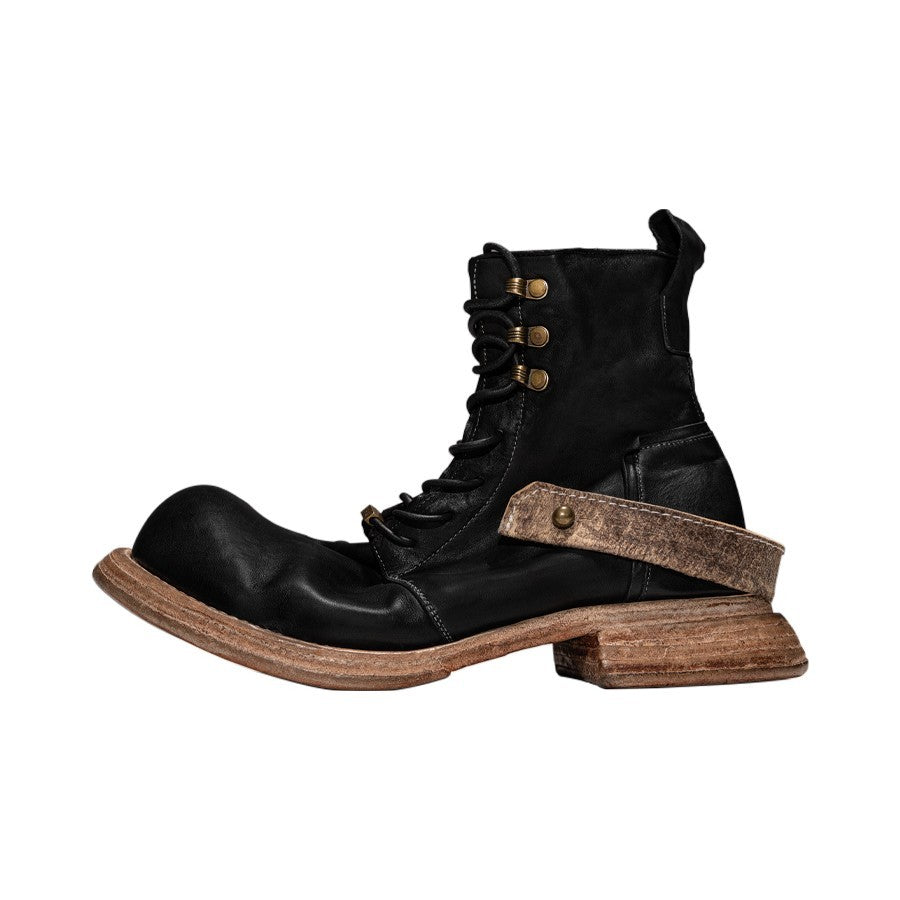 Goodyear Military Work Boots, Horsehide, Black, Sizes 35-48