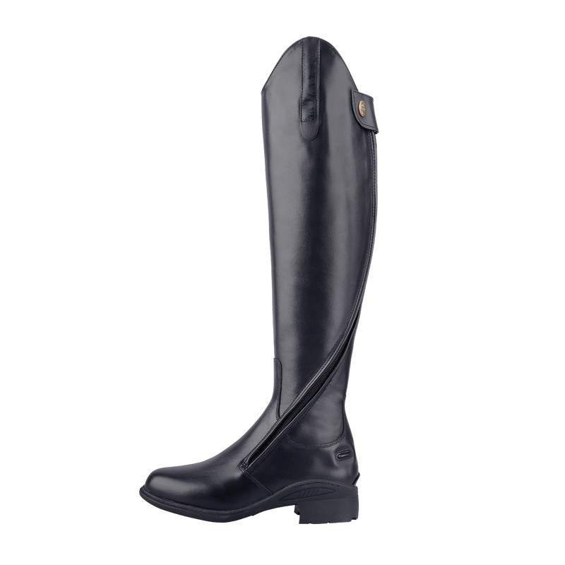 Cross-border Cowhide Equestrian Riding Boots, Black