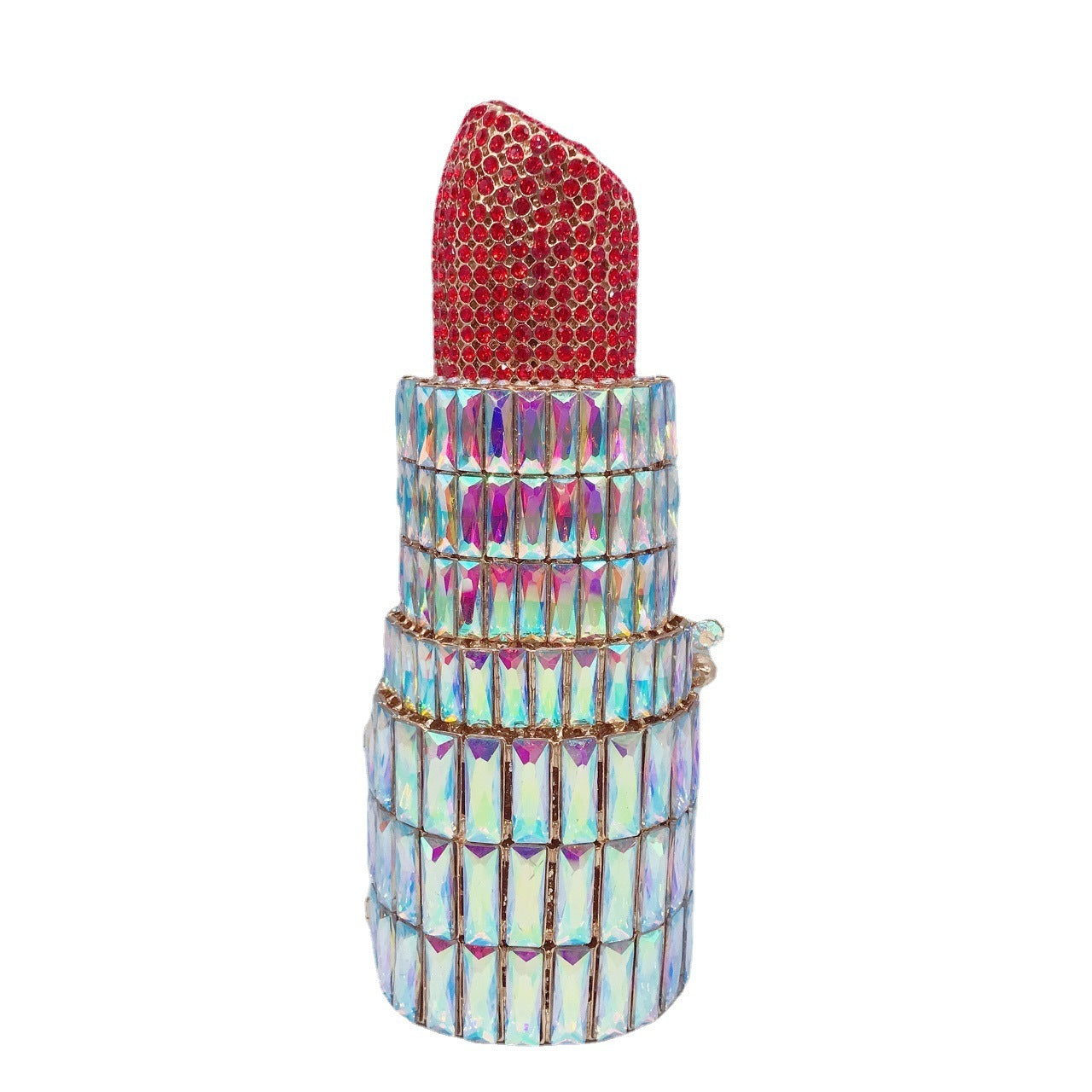 Women's Lipstick Shaped Synthetic Leather Evening Clutch