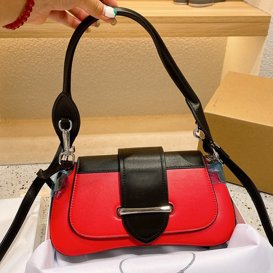 Women’s Retro Cowhide Leather Large Shoulder Bag