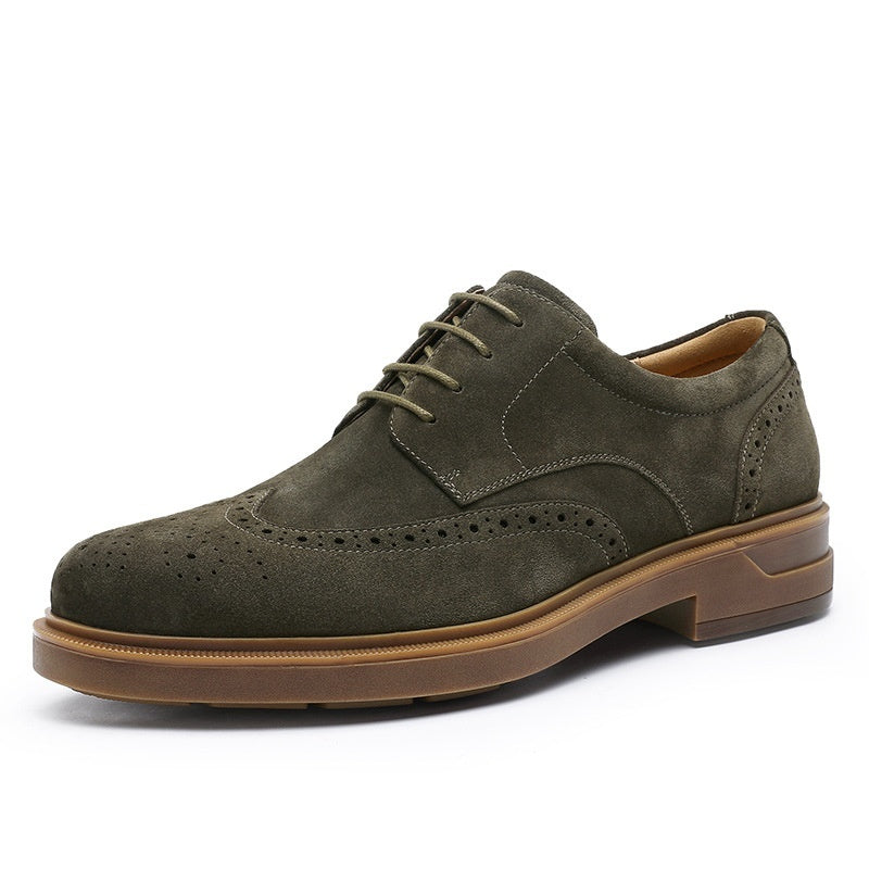 Men's Vintage Suede Leather Breathable Formal Shoes