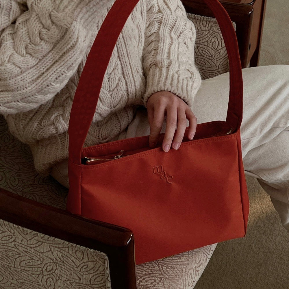 Women's Minimalist Solid Color Canvas Tote Bag