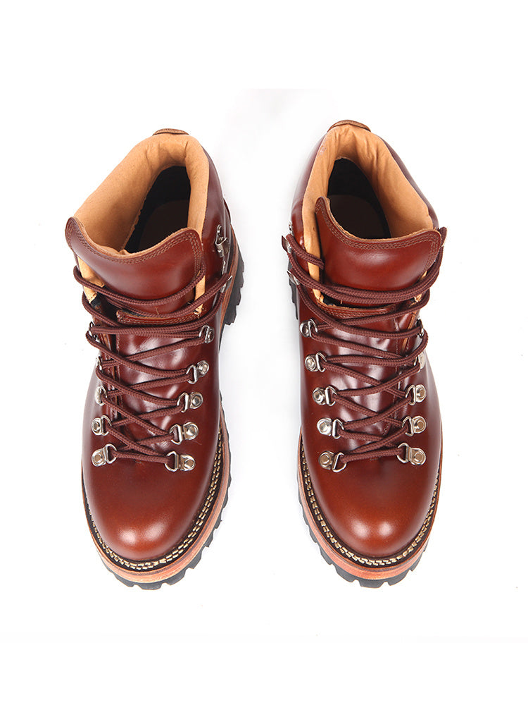 Men's High Top Wear-Resistant Cowhide Martin Boots