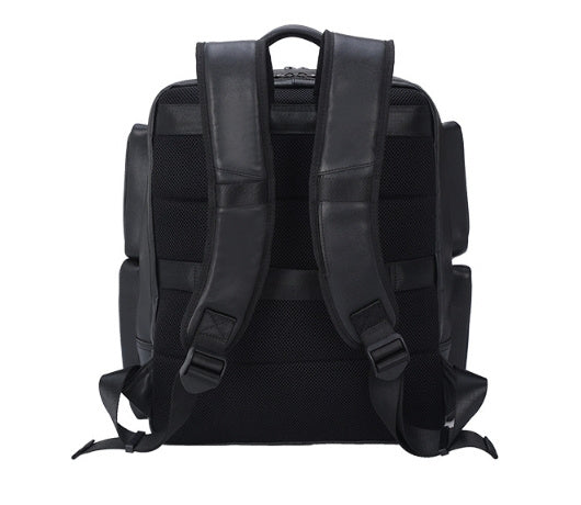 Vintage Leather Backpack 17" Laptop, 20-35L Capacity