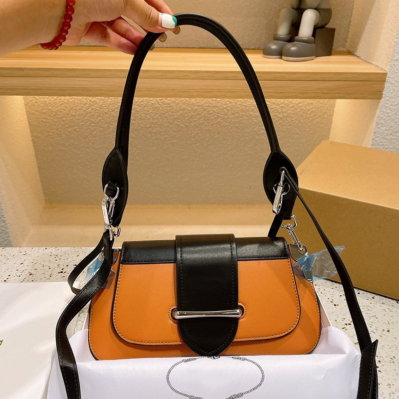 Women’s Retro Cowhide Leather Large Shoulder Bag