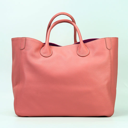 Women's High-Capacity Autumn Genuine Cowhide Handbag