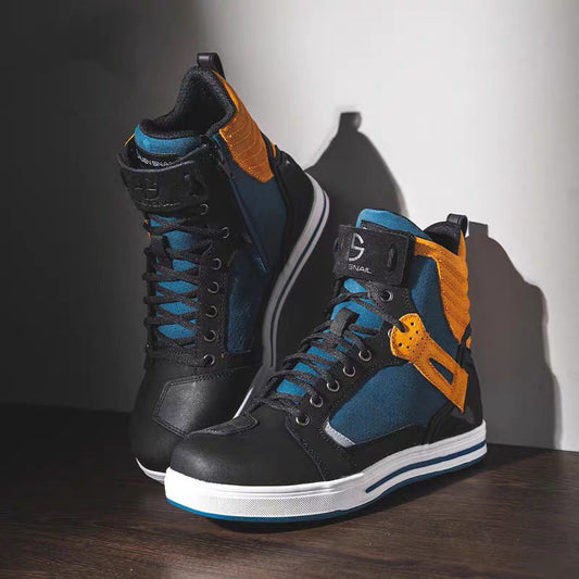 Snail Breathable Motorcycle Riding Boots with Gear Set