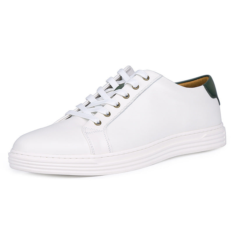 Men’s Spring & Summer Colorblock Leather Sports Shoes