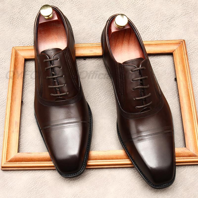 Men’s Formal Leather Shoes, Black & Brown, Various Sizes
