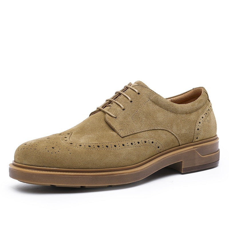 Men's Vintage Suede Leather Breathable Formal Shoes