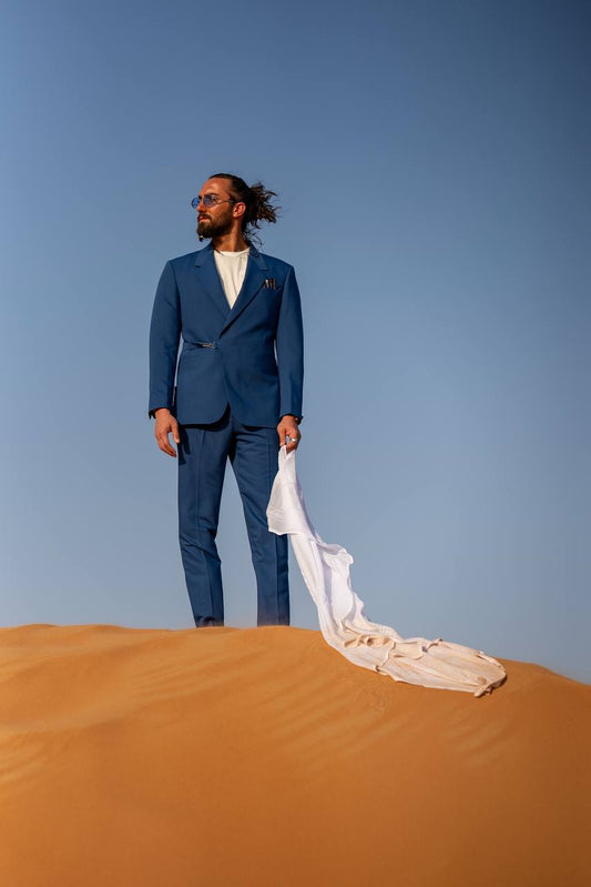 Blue Lightweight Summer Suit