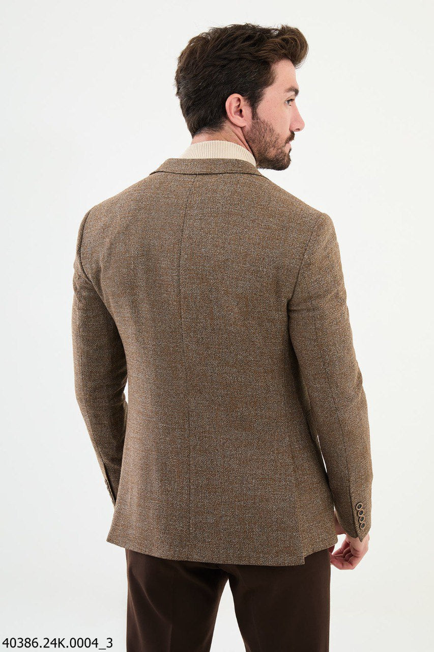Brown Tweed Blazer