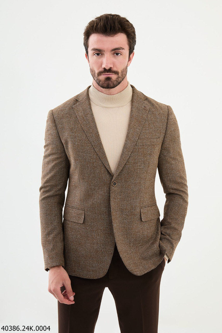 Brown Tweed Blazer