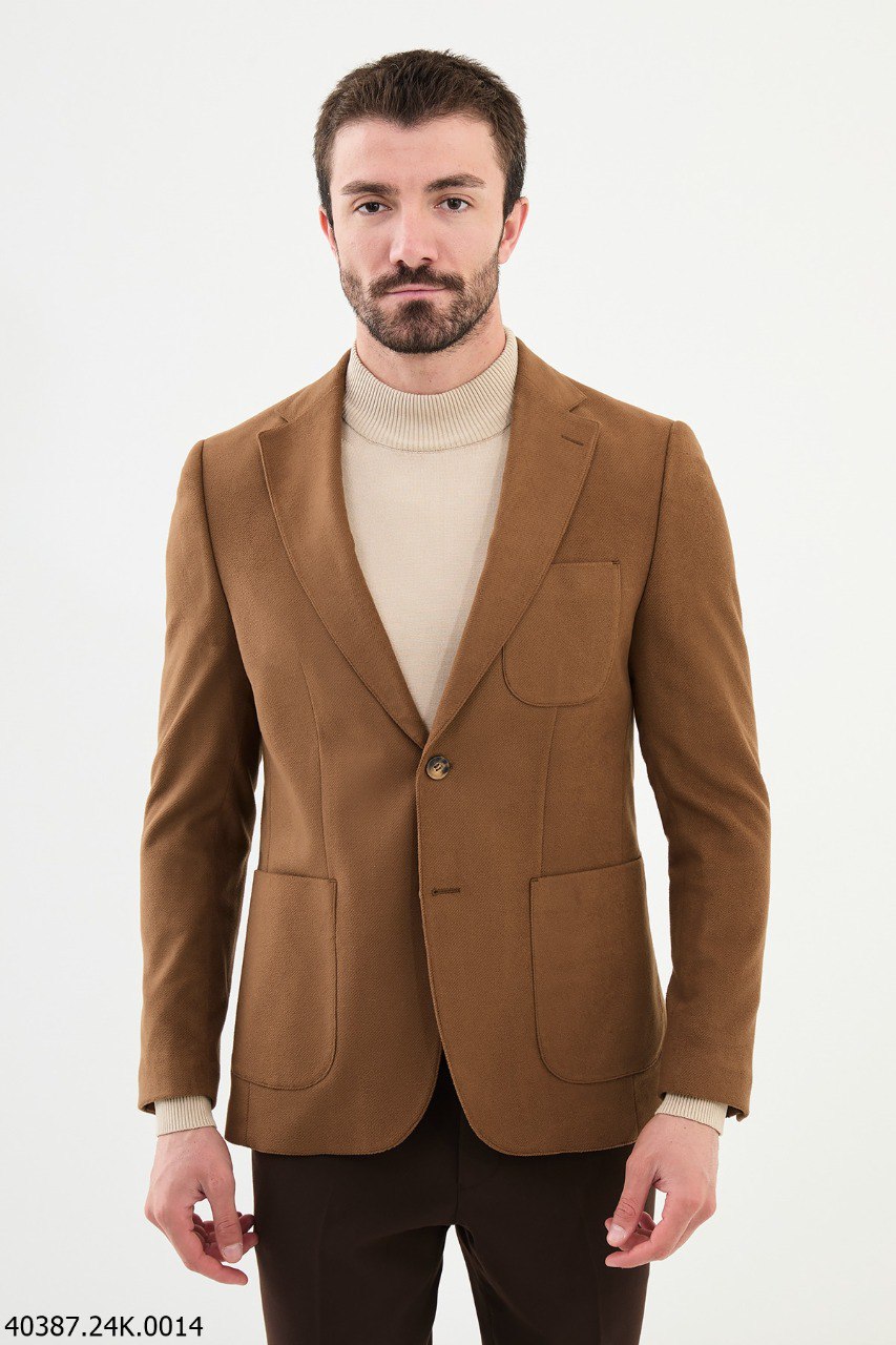 Camel Modern Fit Blazer