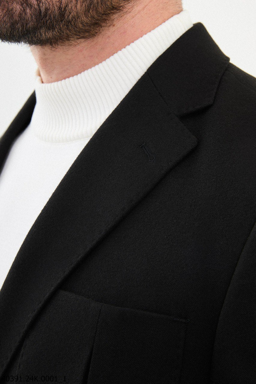 Black Casual Fit Blazer