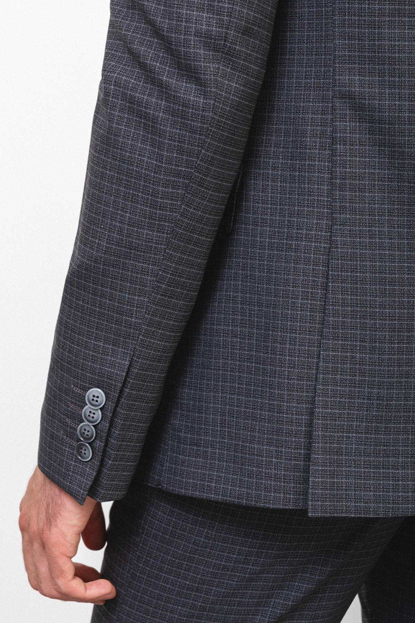 Dark Gray Special Design Slim Fit Suit