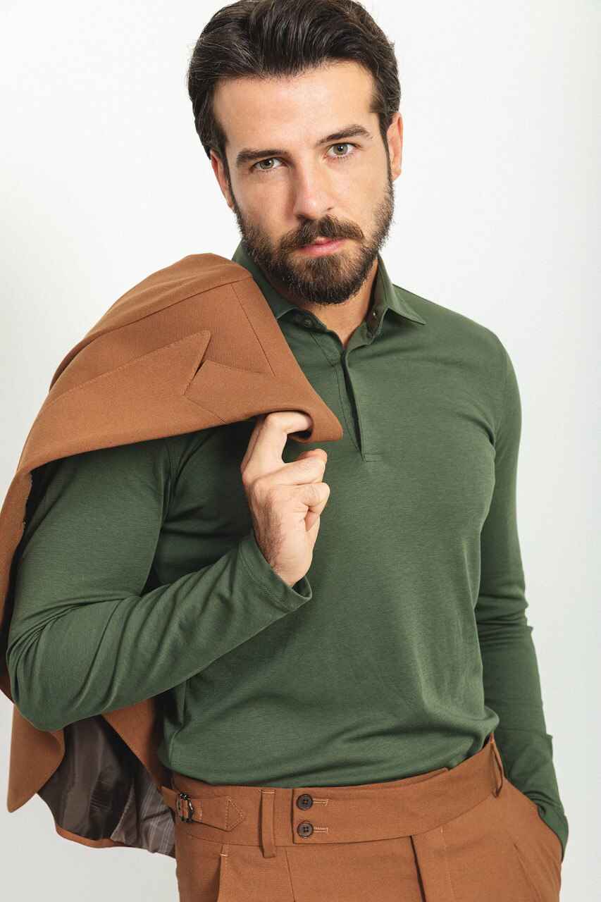 Camel Special Design Slim Fit Suit