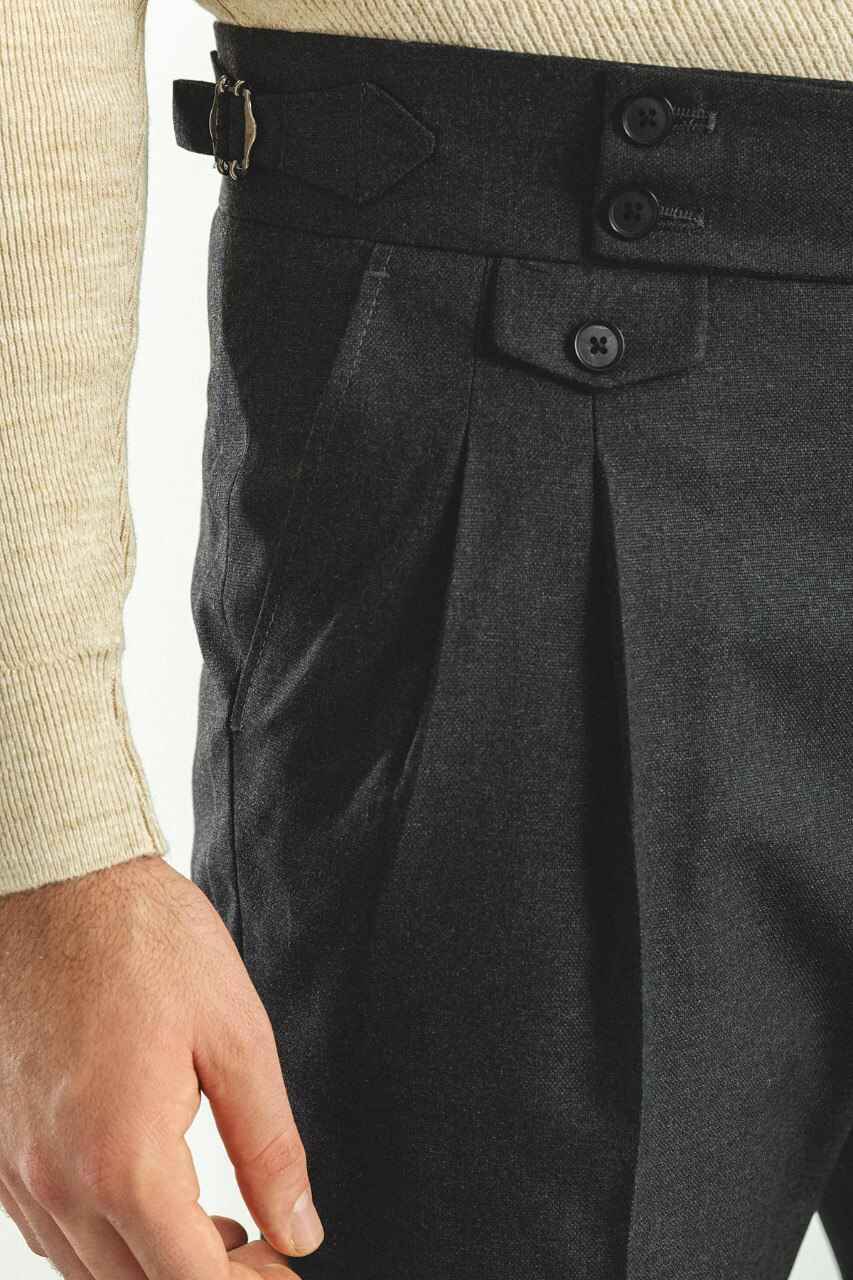 Dark Gray Modern Slim Fit Two-Piece Suit