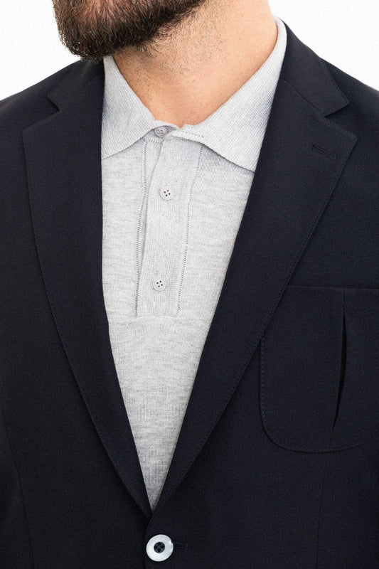 Navy Modern Slim Fit Two-Piece Suit