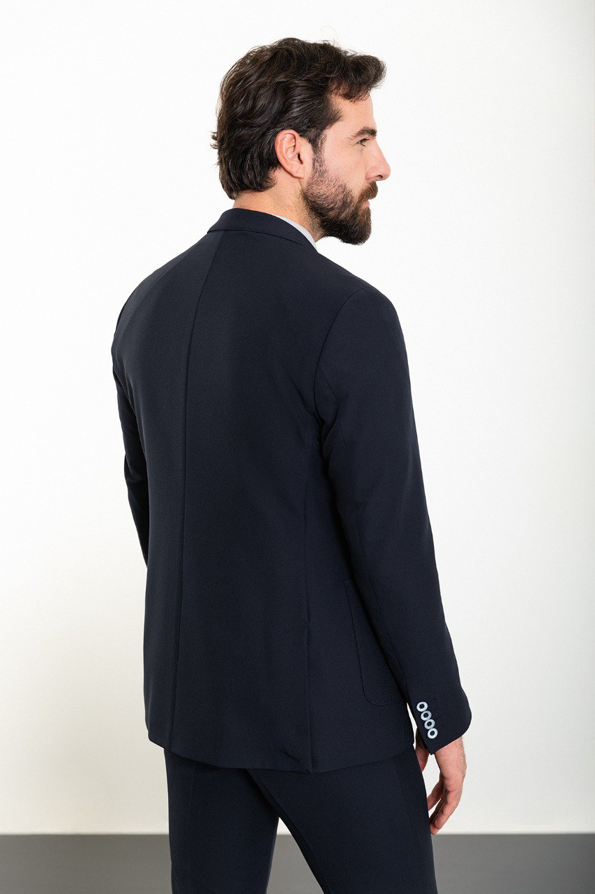 Navy Modern Slim Fit Two-Piece Suit
