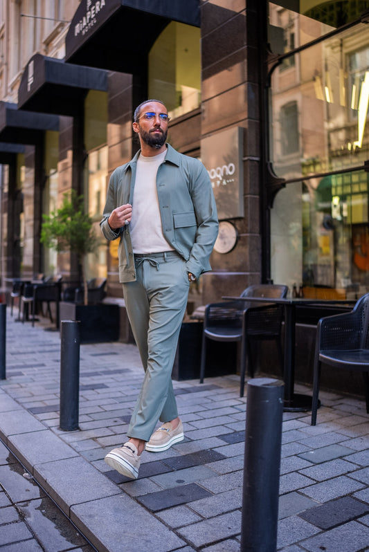 Sage Green Casual Summer Set